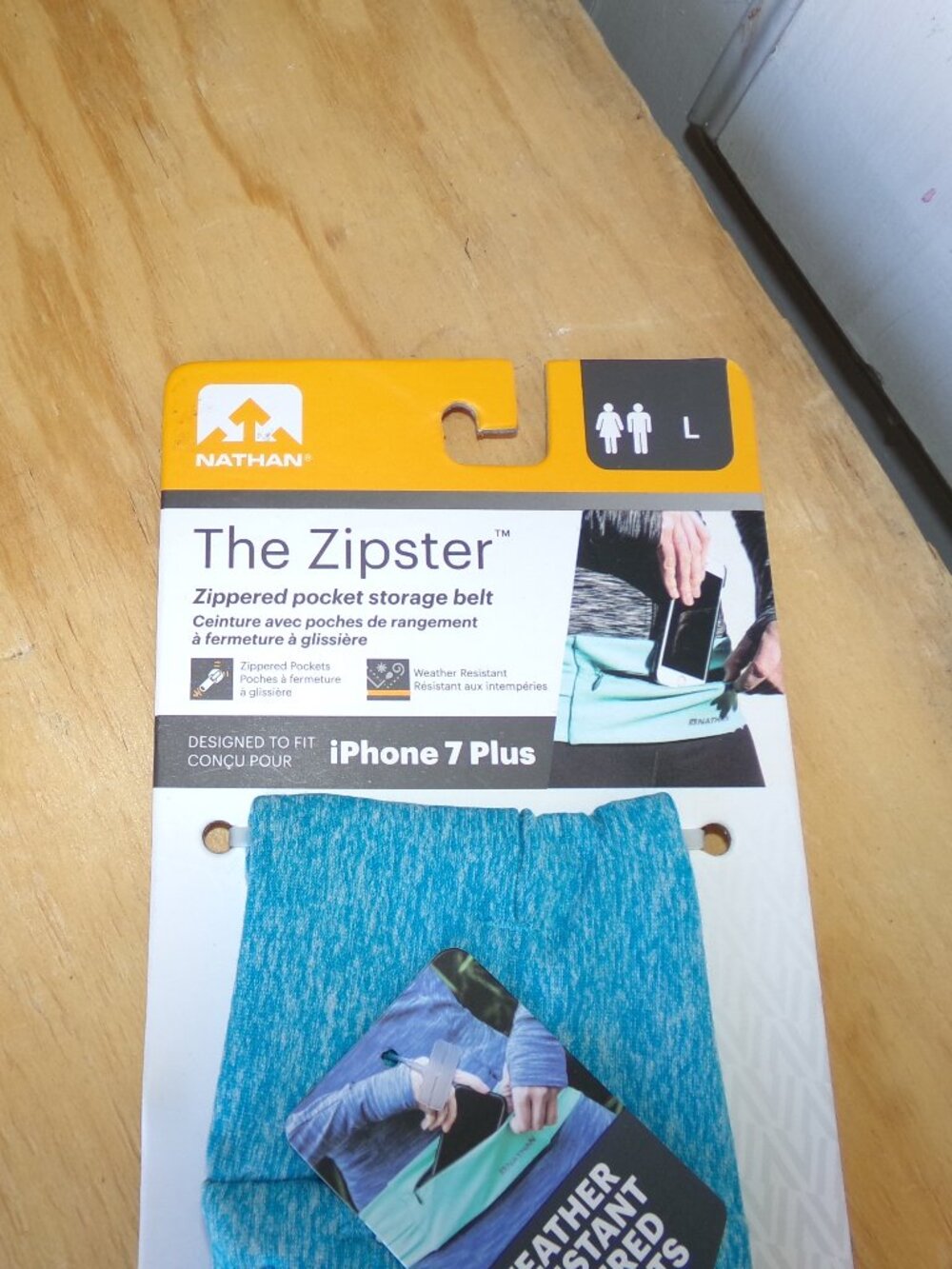 Nathan NWT The Zipster - Zippered Pocket Storage Belt